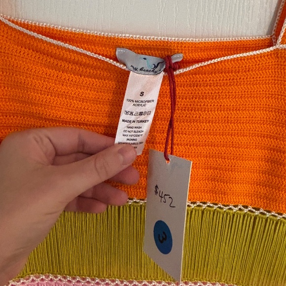 My Beachy Side- Bonbon Hand-crotched Fringe Maxi Dress - Picture 5 of 7